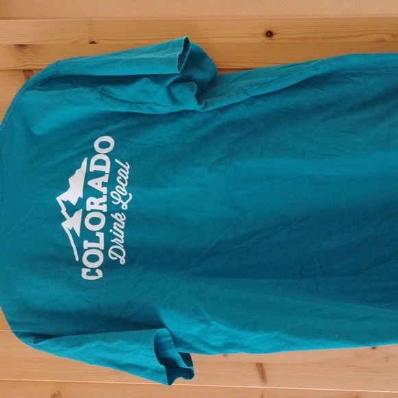 😵‍💫 LIVING the DREAM BREWERY Colorado Turquoise Tee-Shirt UniSex SZ L/XL - Picture 3 of 14